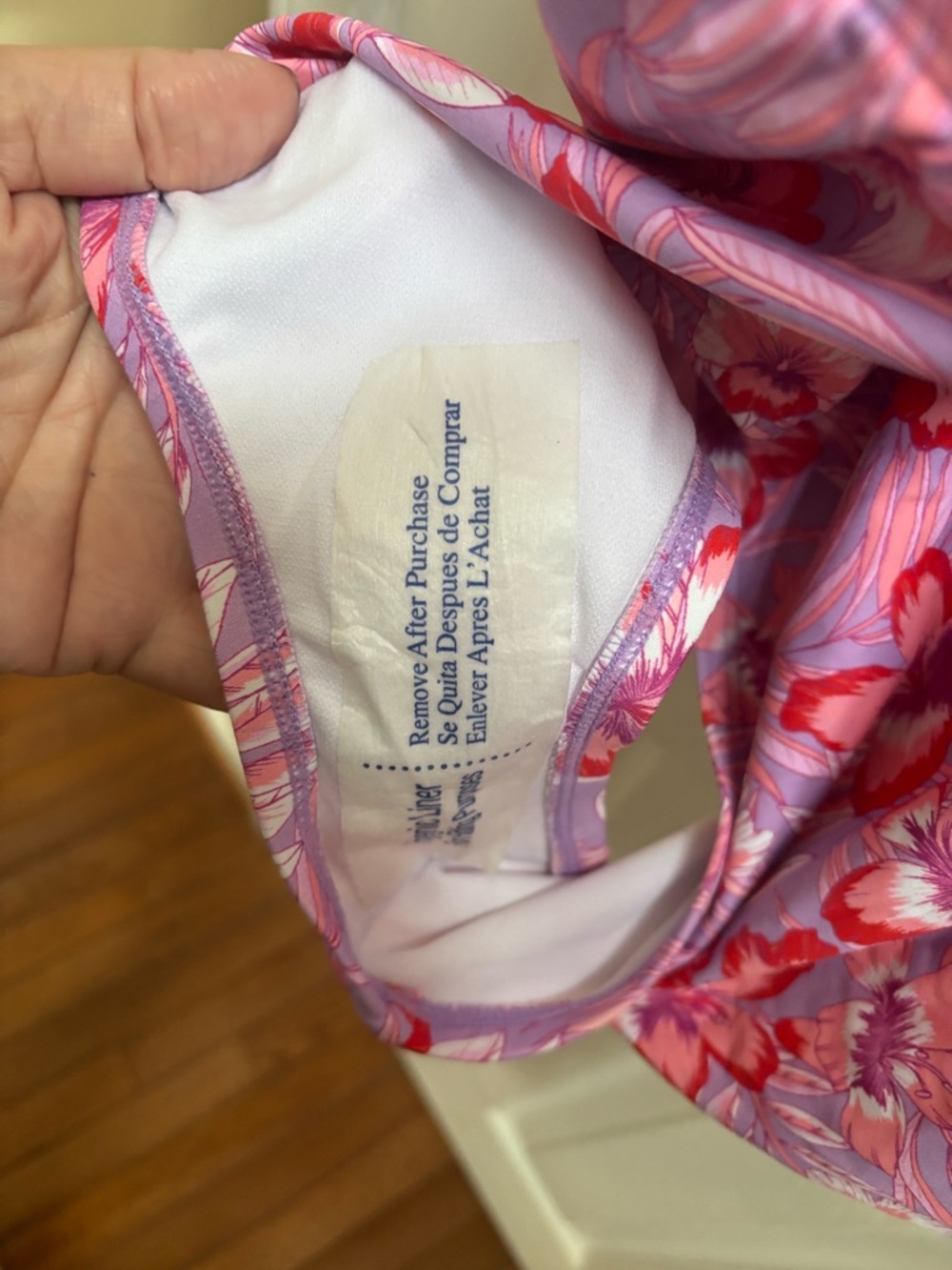 Draper James Floral Pink One-Piece Swimsuit, Size 2x, Has Liner/NWOT - Picture 4 of 5